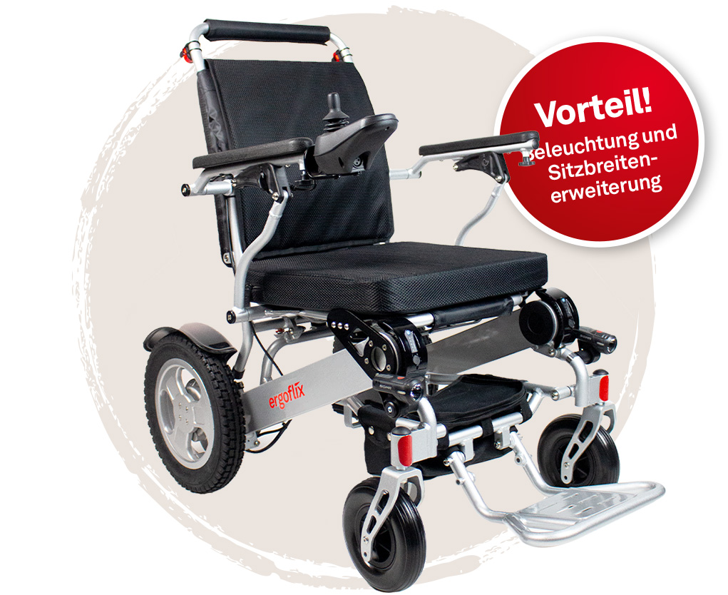ergoflix LX -plus Elektro-Rollstuhl elektrisch klappbar