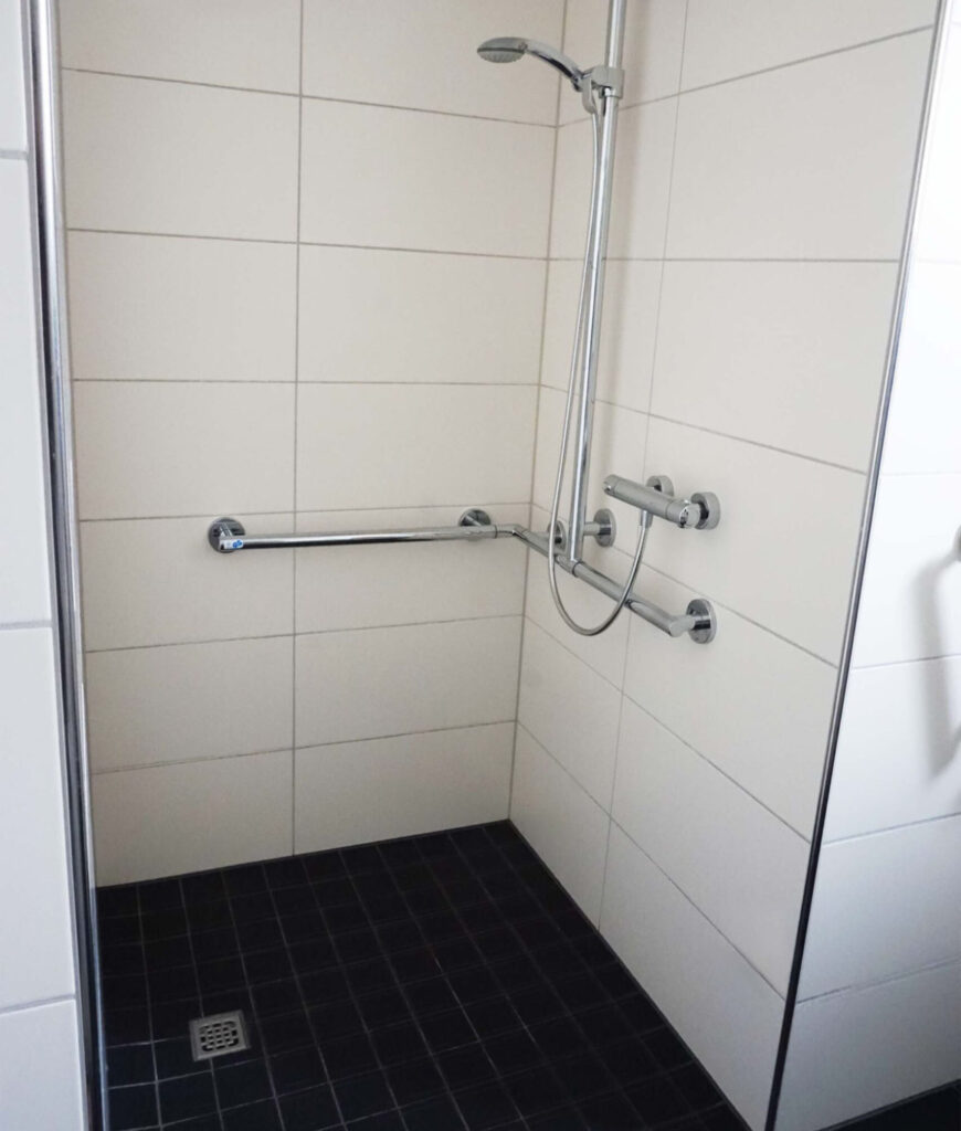 Dusche komplett ebenerdig