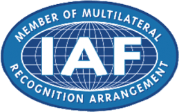 Logo IAF – Member of Multilateral Recognition Arrangement